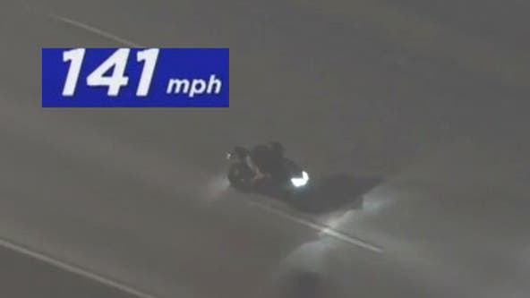 Motorcyclist may have broken 140 mph during LA County police chase