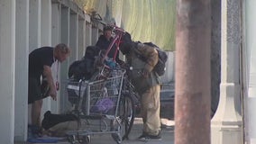 Newsom helps clear LA County homeless camp