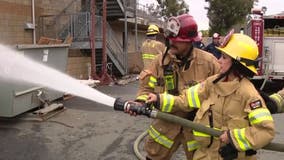 FOX 11's Marla Tellez trains with OC firefighters