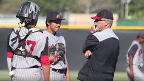 Hart High coach Jim Ozella honored at Dodger Stadium