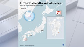 Scientists in Japan warn of possible 'major earthquake' in wake of magnitude 7.1 quake Thursday