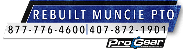 Ombygget Muncie PTO Logo